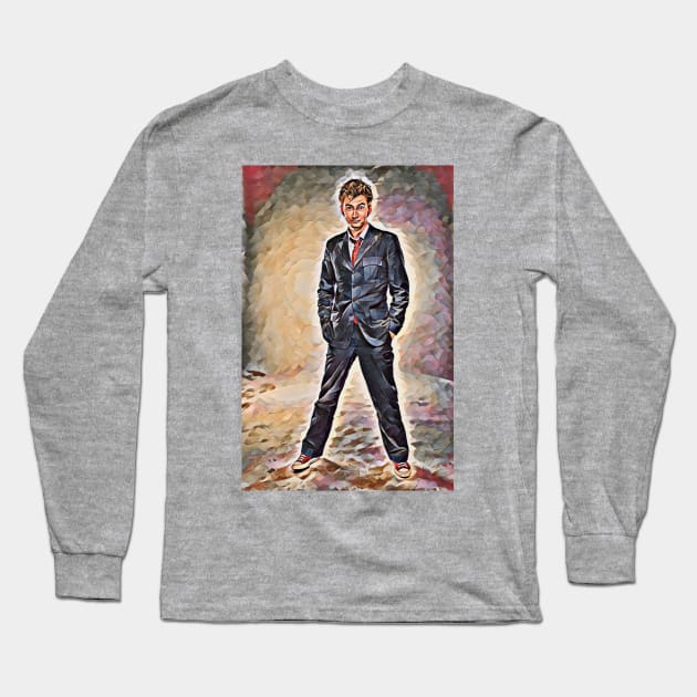 The Tenth Doctor Long Sleeve T-Shirt by DoctorWhoTees